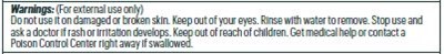 Warnings: ......stop Use And Ask A Doctor Ir Rash Or Irritation Develops.... (Soft Touch Spf 30 Ask Doctor)